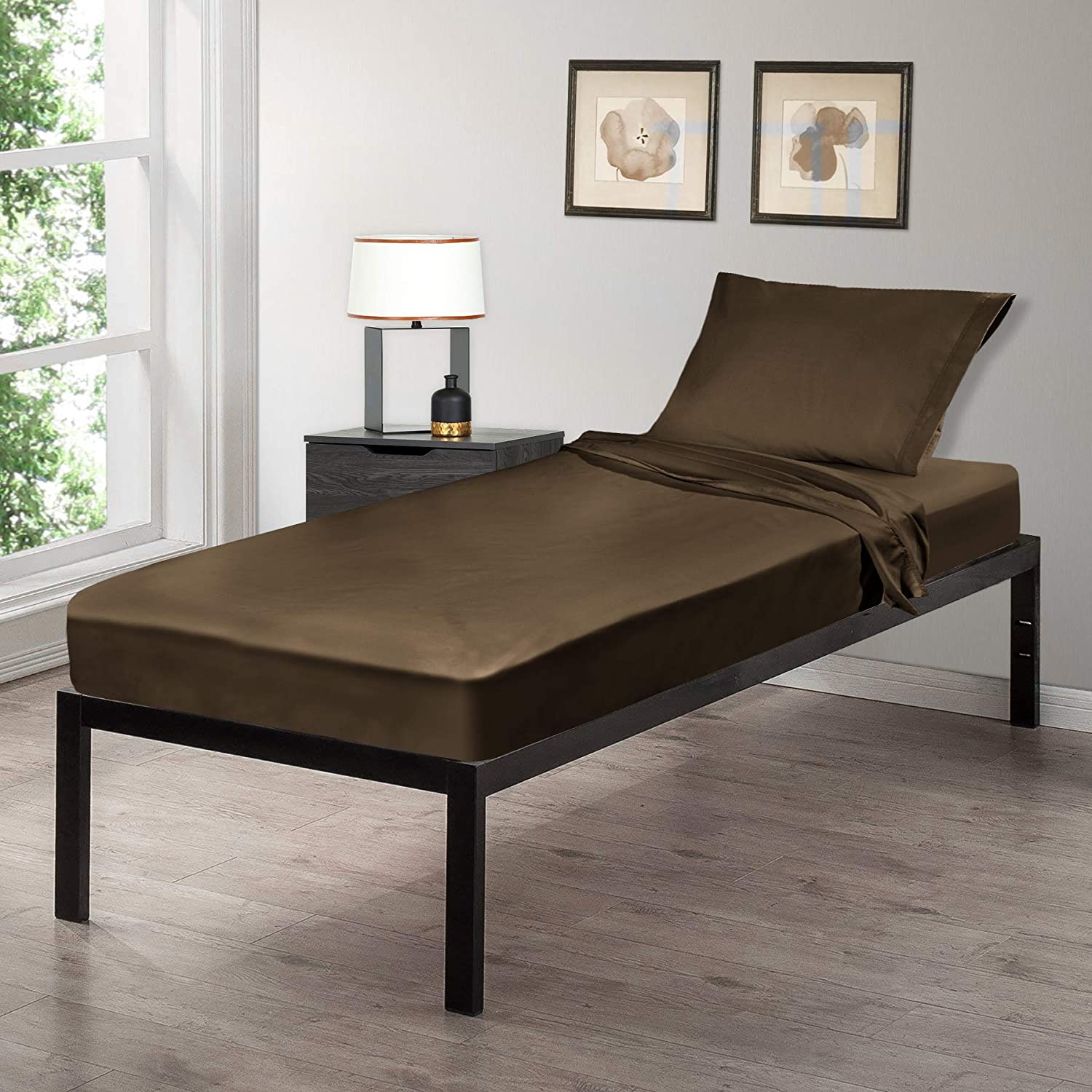 Gilbins 30 x 75 Cot Size 3-Piece Bed Sheet Set, Made of Ultra Soft C –  GILBIN