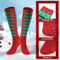 12 Pair Knee High Christmas Socks – Festive Holiday X-Mas Socks – Perfect for Women & Teens