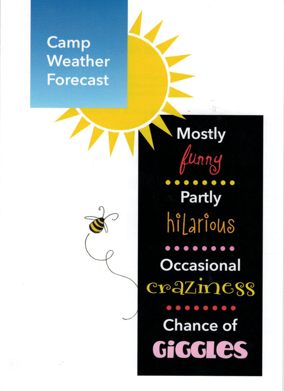 Greeting Card CAMP WEATHER