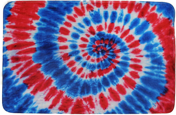 Super Soft and Comfy Floor Mat Bunk Camp Floor Mats (Blue Tye Dye)