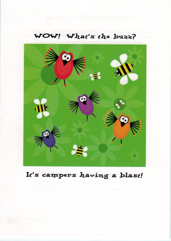 Greeting Card WHATS THE BUZZ