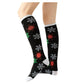 12 Pair Knee High Christmas Socks – Festive Holiday X-Mas Socks – Perfect for Women & Teens