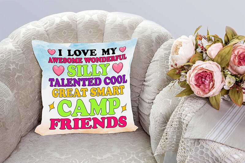 Camp Bunk Kids Autograph Pillows A Great Pre-Camp Gift for Boys Or Girls(Style 9)