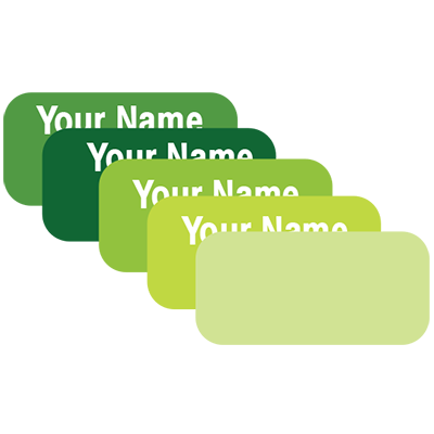 Personalized Waterproof Name Labels Press and Stick Custom Name Stick on Clothing Labels. Customized Up to 3 Lines Great for Camp & Daycare