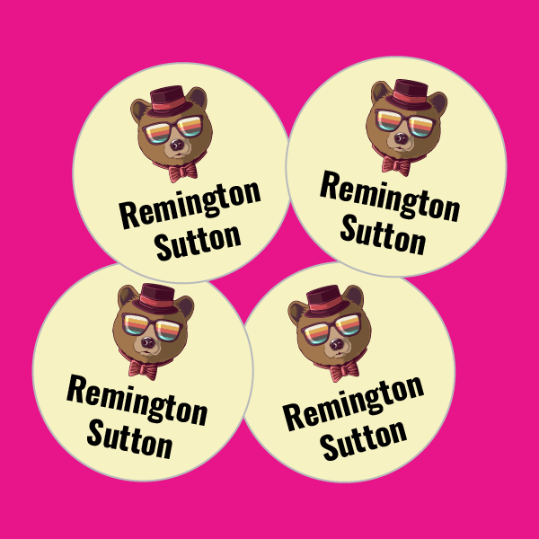 Custom Shoe Stick-On Labels – Durable, Waterproof, & Personalized!