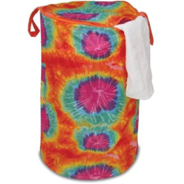 Folding Laundry Hamper Tie Dye