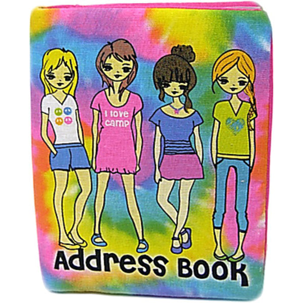 Address Book Tie Dye Girls