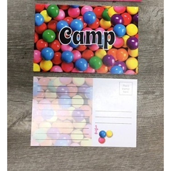 Gumball Camp Postcards