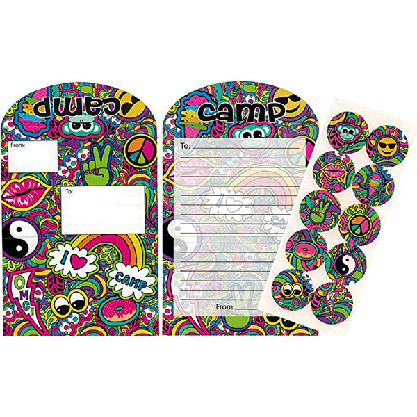 Fold & Seal Stationery Set Paisley Camp