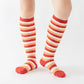 Womens Thick Comfortable Soft Fuzzy Socks Cozy Calf High Winter Plush Socks 6 Pairs Stripe With Anti Slip Soles Style Size 9-11