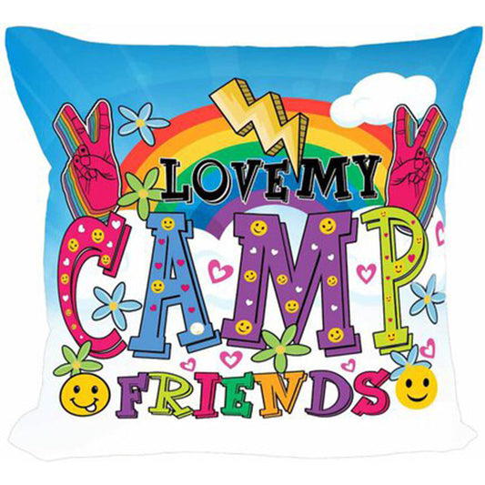 Camp Bunk Kids Autograph Pillows A Great Pre-Camp Gift for Boys Or Girls (Love My Camp Friends)