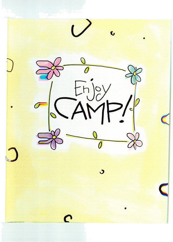 ENJOY CAMP Greeting Card