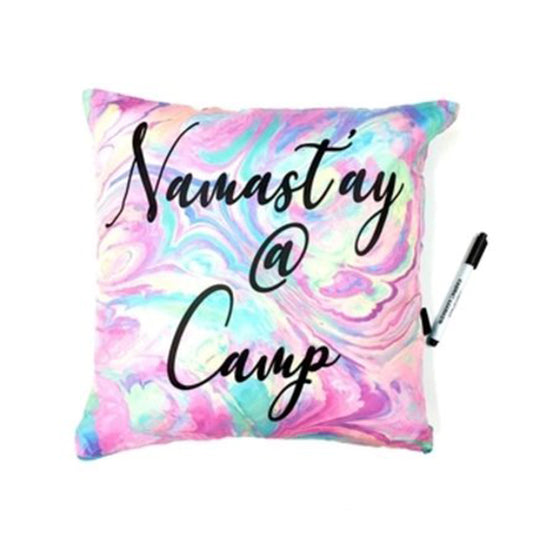 Autograph Pillows Camp Bunk Kids A Great Pre-Camp Gift for Boys Or Girls Namast'ay @ Camp Autograph Pillow