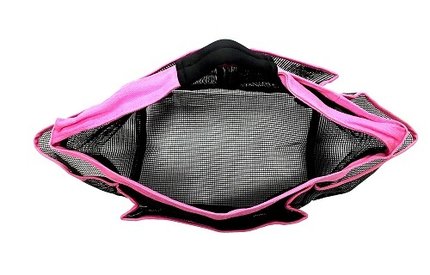 Easy-Carry Mesh Toiletry and Shower Tote with 6 Storage Compartments. Perfect for Dorm, Camp, Traveling and Gym use.Dries Quickly for Reuse. (Peace)