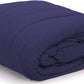 100% Cotton Jersey Knit Comforter Twin Size (Navy Blue)