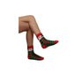 Womens Soft Fuzzy Sock, Holiday Christmas Slipper Socks, holiday stocking stuffers, Snowflake Fuzzy Socks, 6 Pack, Size 9-11
