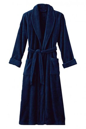 Terry Robe for Boys and Girls, Hooded, Blue