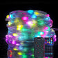 Gilbin Fairy String Lights USB Plug in: 50Ft 100LEDs Smart Christmas Lights Bluetooth APP & Remote Control, Music Sync, Fairy Lights Color Changing Rope Lights for Bedroom Indoor Outdoor Xmas Tree Dec