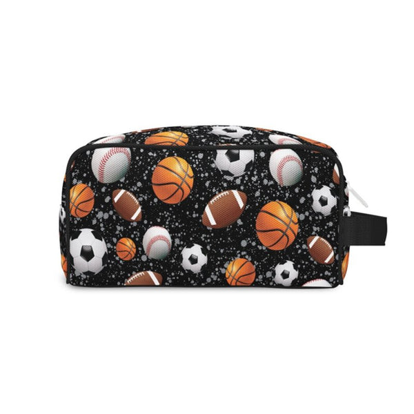 Sport Splatter canvas cosmetic bags