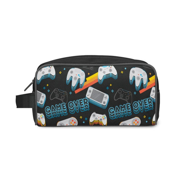 Retro Gamer canvas cosmetic bag