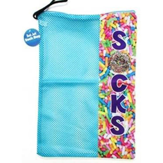 Mesh Sock Bag with Drawstring for Sleep Away Camp (Sock Bag, Sprinkle)