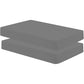 Cot Size 30" x 75" Fitted Sheet, Made of Cotton, Perfect for Camp Bunk Beds / RVs / Guest Beds (2 Pack Gray)