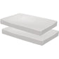 Cot Size 30" x 75" Fitted Sheet, Made of Cotton, Perfect for Camp Bunk Beds / RVs / Guest Beds (2 Pack White)
