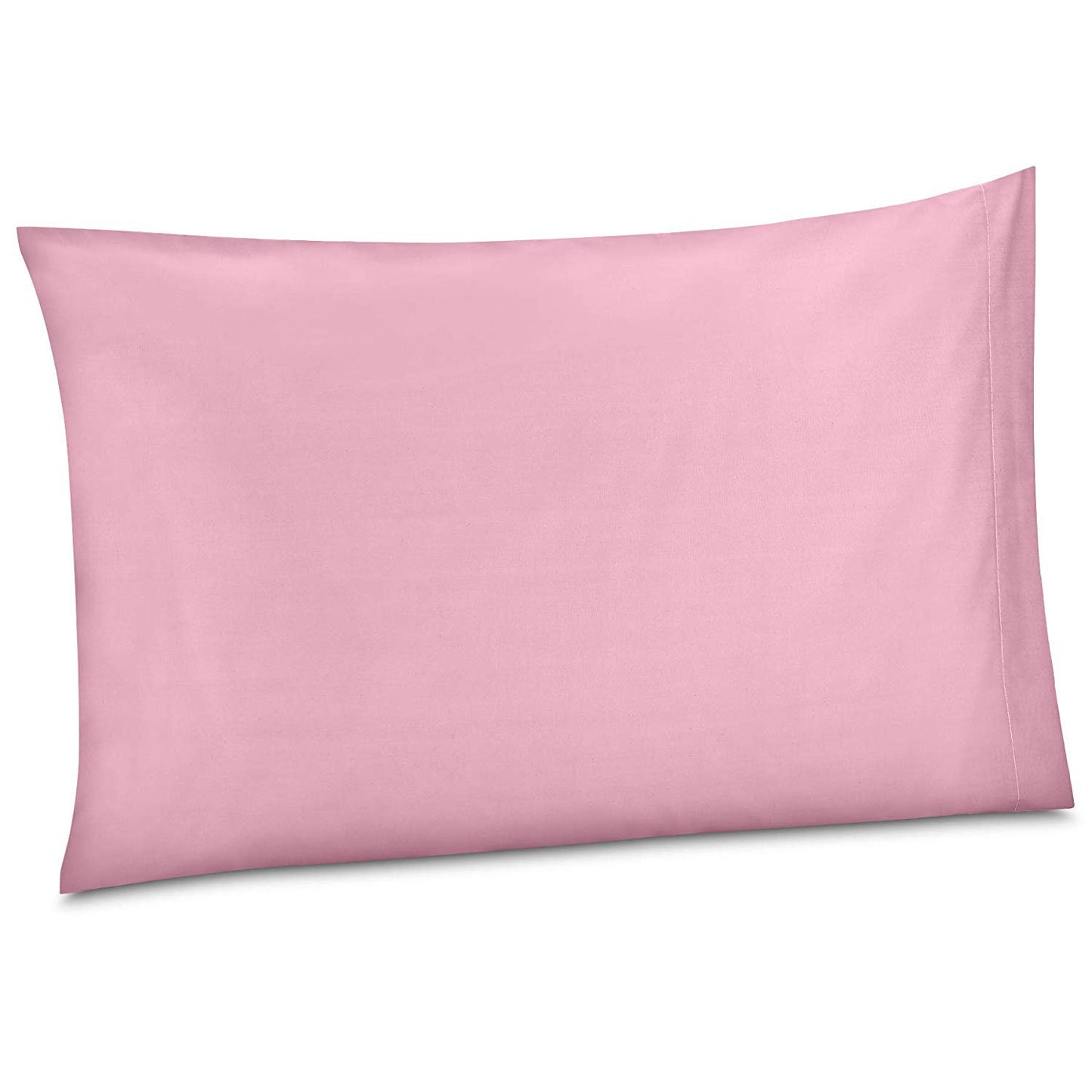 100% Cotton/Percale 210 Thread Count Pillow Cases Set of 2 Soft Pink Cotton Pillow Cover for Sleeping-Bedroom Pillowcases